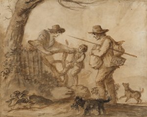 A Rustic Family by Henry William Bunbury