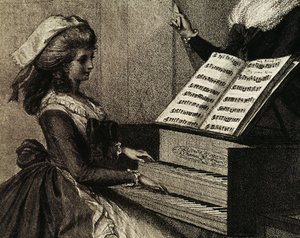 The Music Lesson by Henry William Bunbury