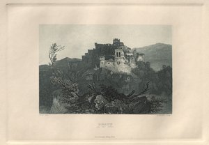 The Picturesque and Romantic Rhine: Dhaun on the Nahe by Henry Winkles