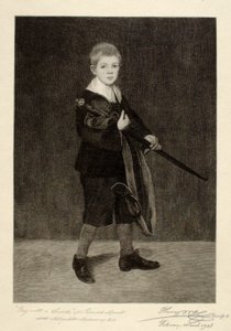 Boy with Sword by Henry Wolf