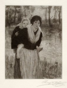 By the River by Henry Wolf