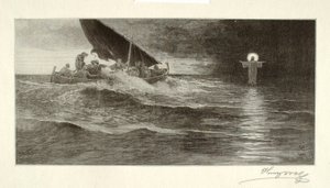 Christ Walking on the Sea by Henry Wolf