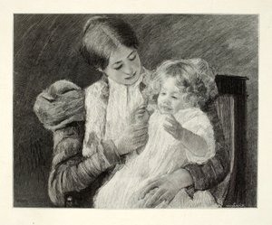 Mother and Child by Henry Wolf