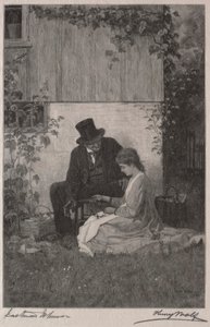 The New England Peddler by Henry Wolf