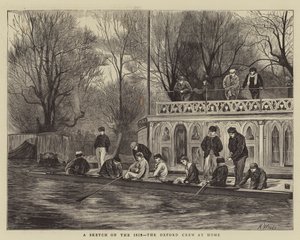 A Sketch on the Isis, the Oxford Crew at Home