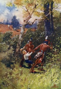 A Babe in the Backwoods by Henry after Sandham