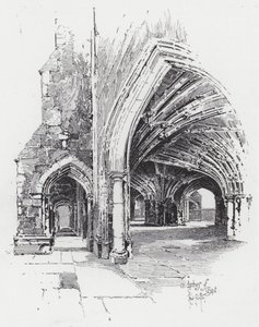 Arches of Crypt by Herbert (after) Railton