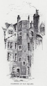 Chambers in Old Square by Herbert (after) Railton