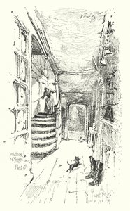 Cheshire Cheese, Fleet Street, London by Herbert (after) Railton