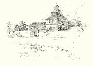 Elral Hall, near Lichfield by Herbert (after) Railton