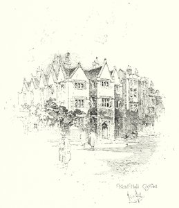 Kettel Hall, Oxford by Herbert (after) Railton