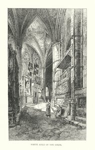 North Aisle of the Choir by Herbert (after) Railton