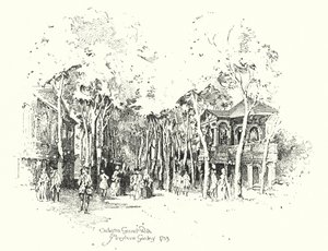 Orchestra Grand Walk, Marylebone Gardens by Herbert (after) Railton