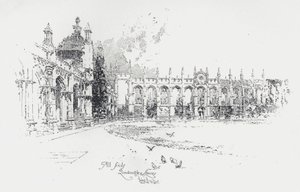 Quadrangle and library, All Souls