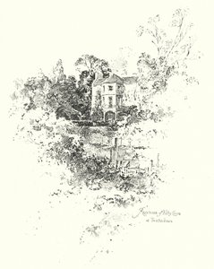 Residence of Kitty Clive, Twickenham, London by Herbert (after) Railton