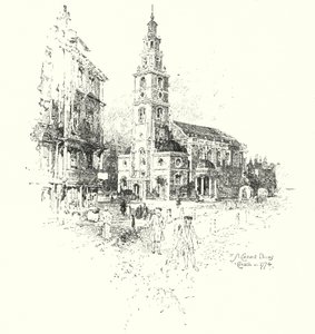St Clement Dane’s Church, London, in 1774