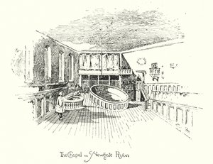 The Chapel, Newgate Prison, London by Herbert (after) Railton