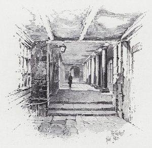 The Cloisters by Herbert (after) Railton