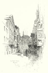 The Devil Tavern, Fleet Street, in the time of Dr Johnson