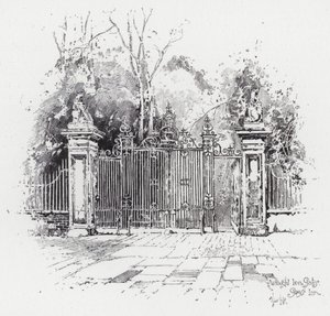 Wrought Iron Gates, Gray
