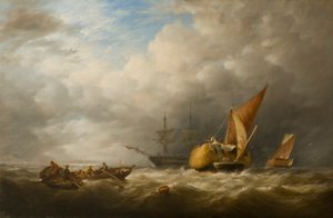 Hay Barges in the Thames Estuary