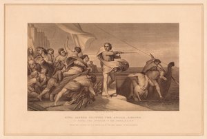 King Alfred Inciting The Anglo Saxons