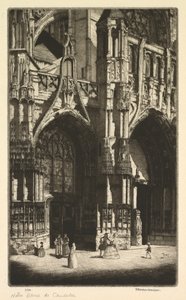 Notre Dame de Caudebec by Herbert Gordon Warlow