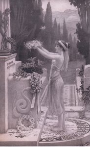 Her First Offering, from Bibbys Annual, 1916-1917 by Herbert Gustave Schmalz