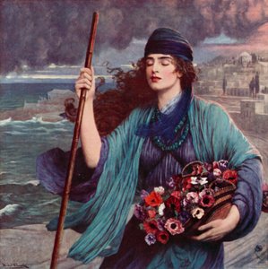 Nydia, the Blind Girl of Pompeii by Herbert Gustave after Schmalz