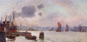 Lavender Wharf by Herbert Menzies (after) Marshall