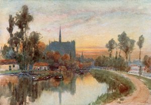 Evening on the Somme at Amiens