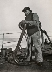 A.B. Cheetham, The boatswain of the Terra Nova, c1910-1913 by Herbert Ponting