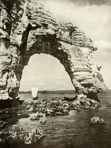 A Sea-Worn Arch at Matsushima by Herbert Ponting
