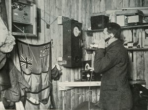 Dr. Simpson in the Hut at the Other End of the Telephone Timing the Observation