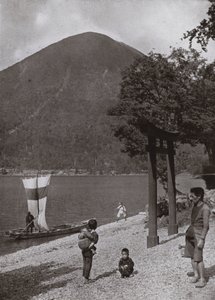 Nantai-zan and Lake Chuzenji by Herbert Ponting