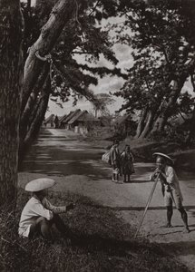 On the Old Tokaido by Herbert Ponting