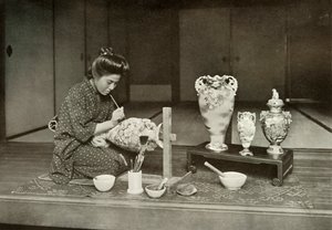 Painting Pottery for Export, 1910