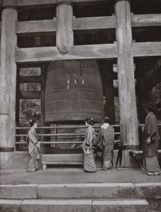 The Great Bell at Chio-in Temple by Herbert Ponting