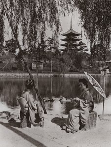 The Kobukuji Pagoda by Herbert Ponting
