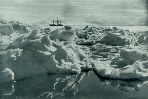 The Terra Nova in McMurdo Sound, c1910-1913 by Herbert Ponting