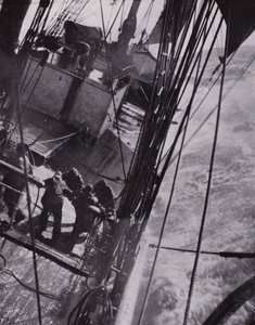 The Ship Heaved and Strained and Pitched Like a Cork by Herbert Ponting