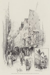 Bits of Old London, the White Horse Tavern, Fetter Lane, shortly to be pulled down by Herbert Railton