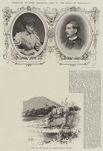 Marriage of Lord Dalkeith, Heir to the Duke of Buccleuch by Herbert Railton
