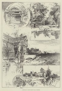 Sketches of Little Moreton Hall, Cheshire by Herbert Railton