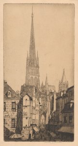 Spire of Rouen Cathedral, La Flèche, Rouen