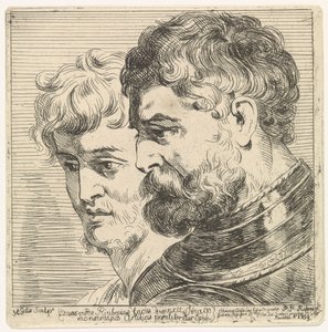 Study of Two Heads by Herman Gillis
