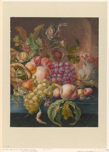 Fruit Still Life by Herman Henstenburgh (possibly)