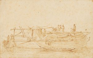 A Cargo Ship by Herman Saftleven
