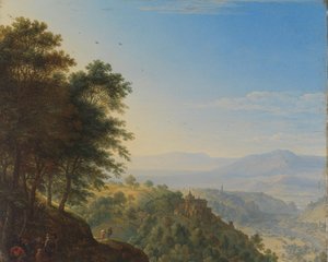 Mountainous Landscape near Boppard on the Rhine