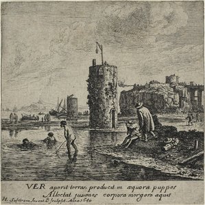 Spring by Herman Saftleven